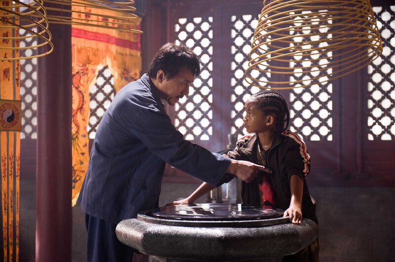 Man and Child in Temple