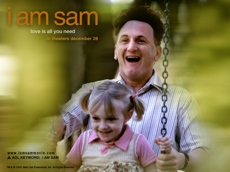 Man and Girl on Swing