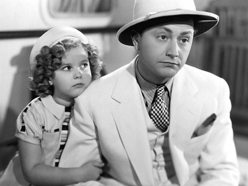 Man and Girl Sitting — Black