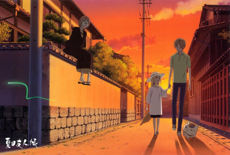 Man and Girl Walking — Orange, Serene, Sunset