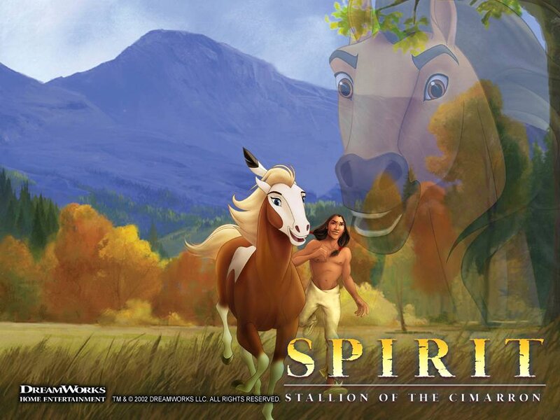 Man and Horse Running