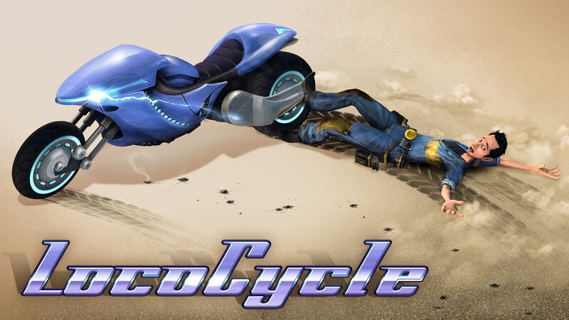 Man and Motorcycle