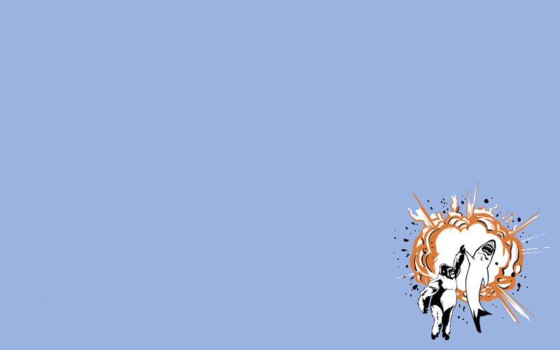 Man and Shark Explosion