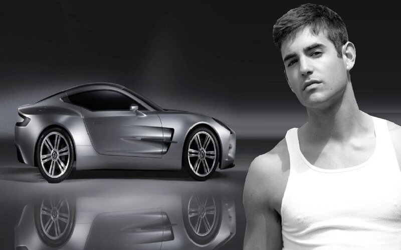 Man and Sports Car