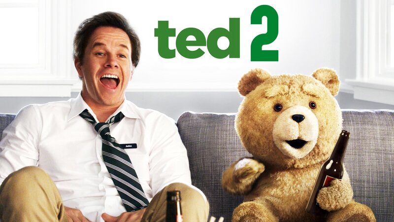 Man and Teddy Bear — Green