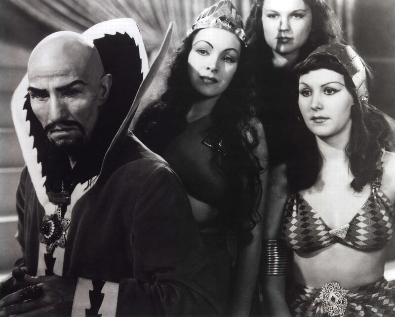 Man and Three Women in Costume