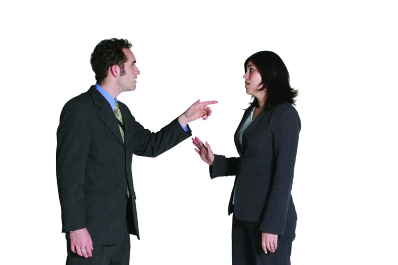 Man and Woman Arguing