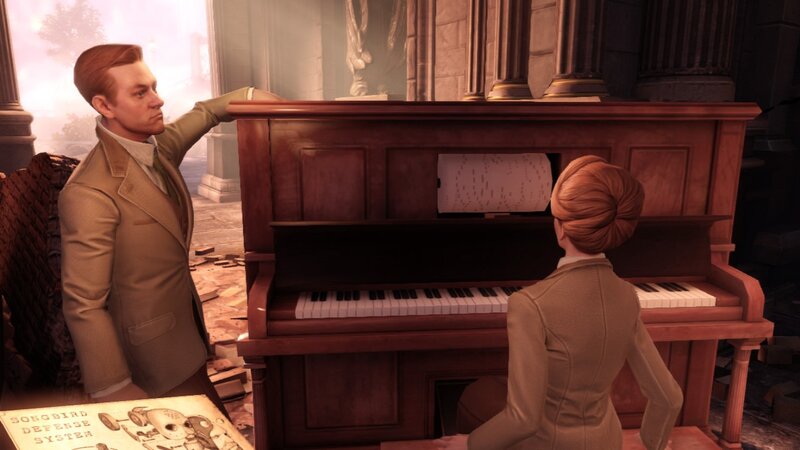 Man and woman at a piano