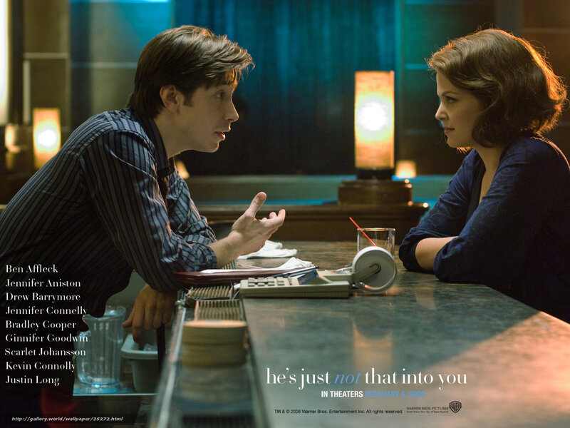 Man and Woman at Bar — Blue