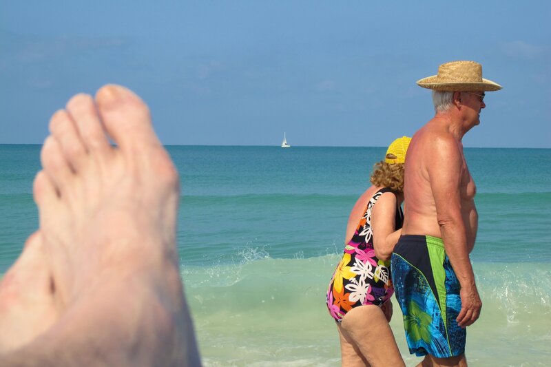 Man and Woman at Beach