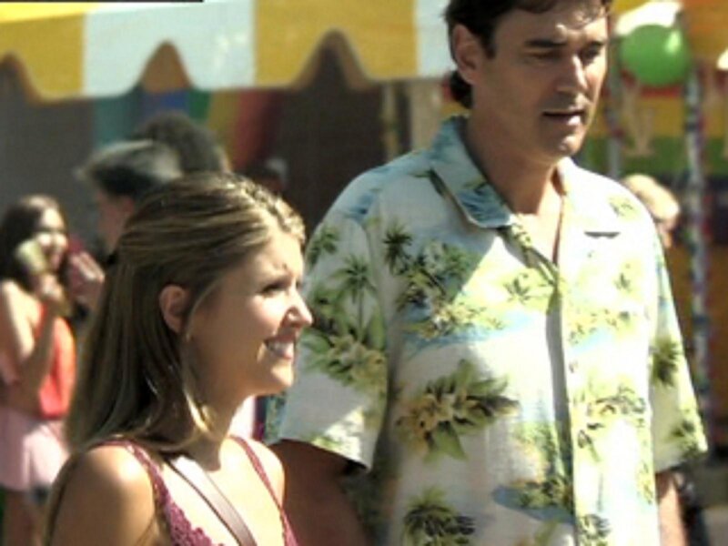 Man and woman at outdoor event