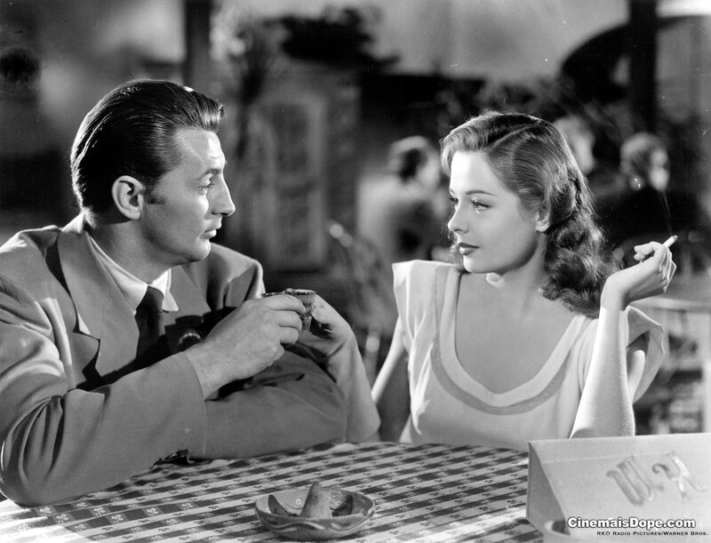 Man and Woman at Table — Black, Dramatic, Photograph, Cigarette