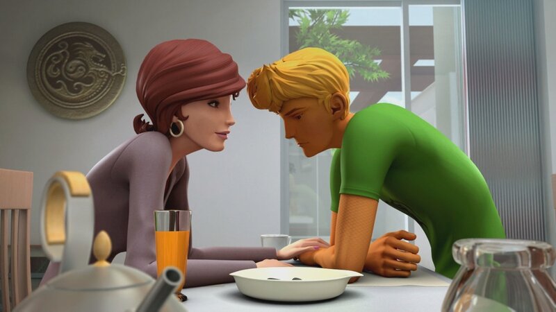 Man and Woman at Table