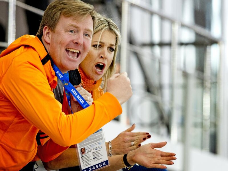 Man and Woman Cheering