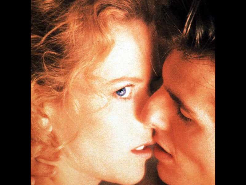 Man and Woman Close-up — Orange