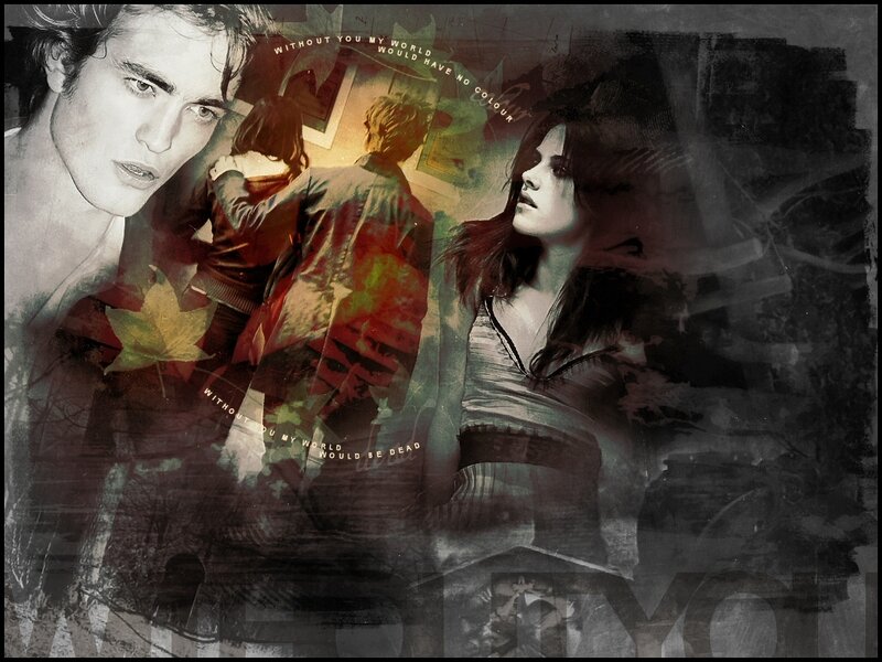 Man and Woman Collage — Black