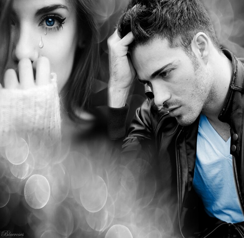 Man and Woman Crying