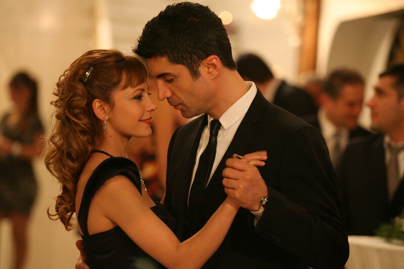Man and Woman Dancing — Black, Intimate, Night