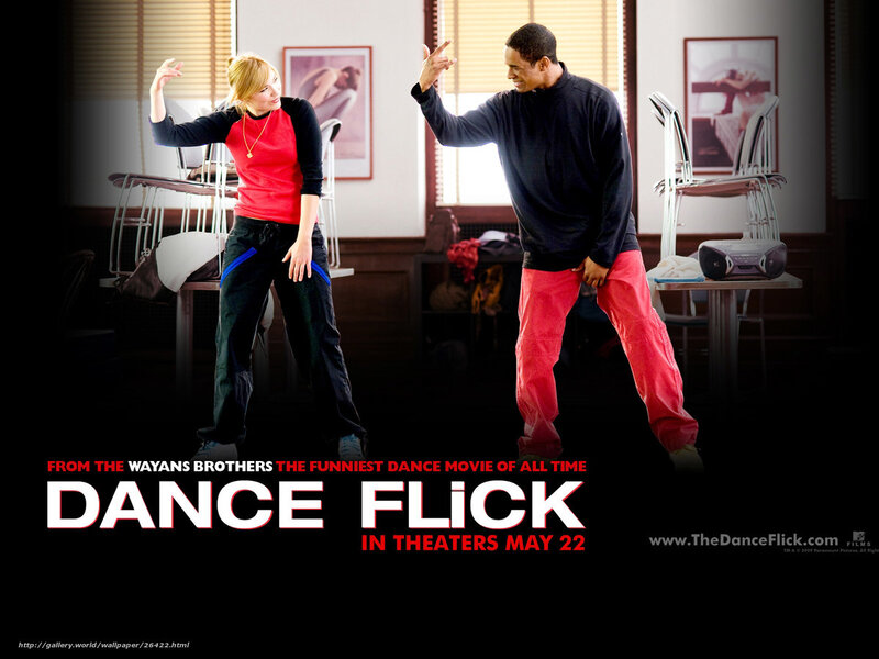 Man and Woman Dancing — Black, Playful