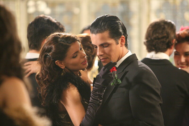 Man and Woman Dancing — Black, Romantic, Photograph, Tuxedo