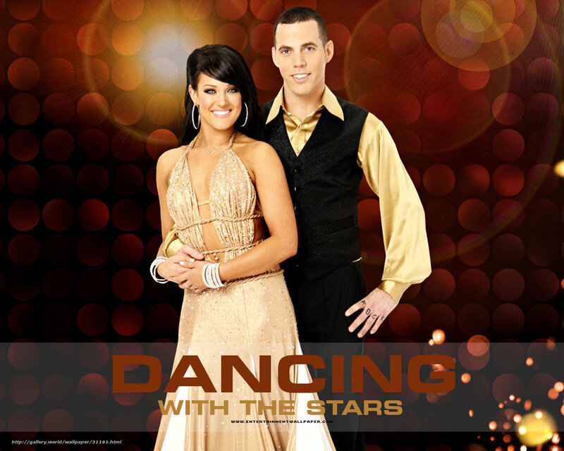 Man and Woman Dancing — Gold