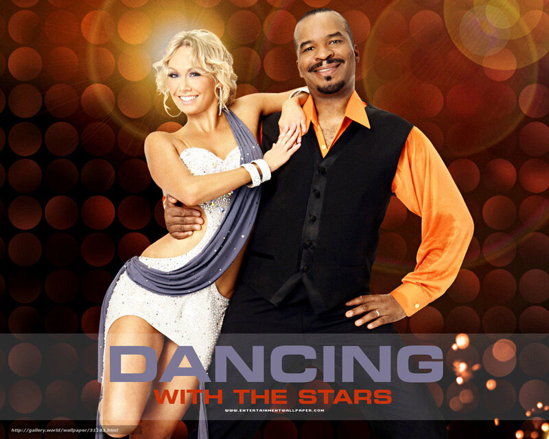 Man and Woman Dancing — Orange, Energetic