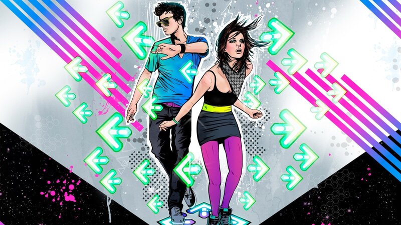 Man and Woman Dancing — Pink, Energetic