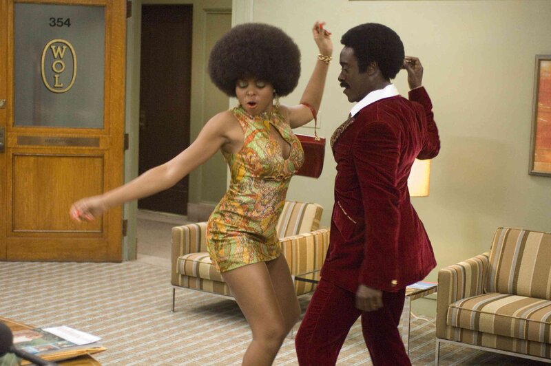 Man and Woman Dancing — Red, Energetic, Photograph, Door
