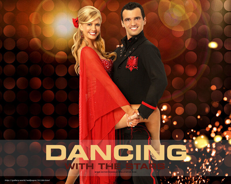 Man and Woman Dancing — Red, Energetic