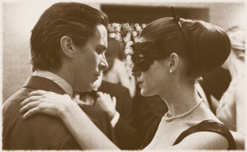 Man and Woman Dancing — Sepia