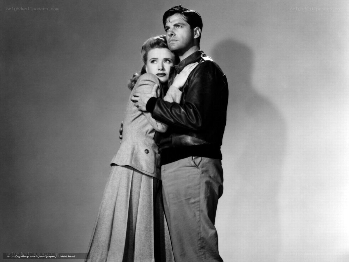 Man and woman embracing