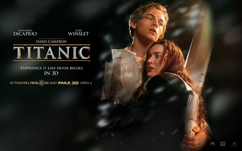 Man and Woman Embracing — Black, Dramatic, Night, Photograph, Movie Poster, Snow
