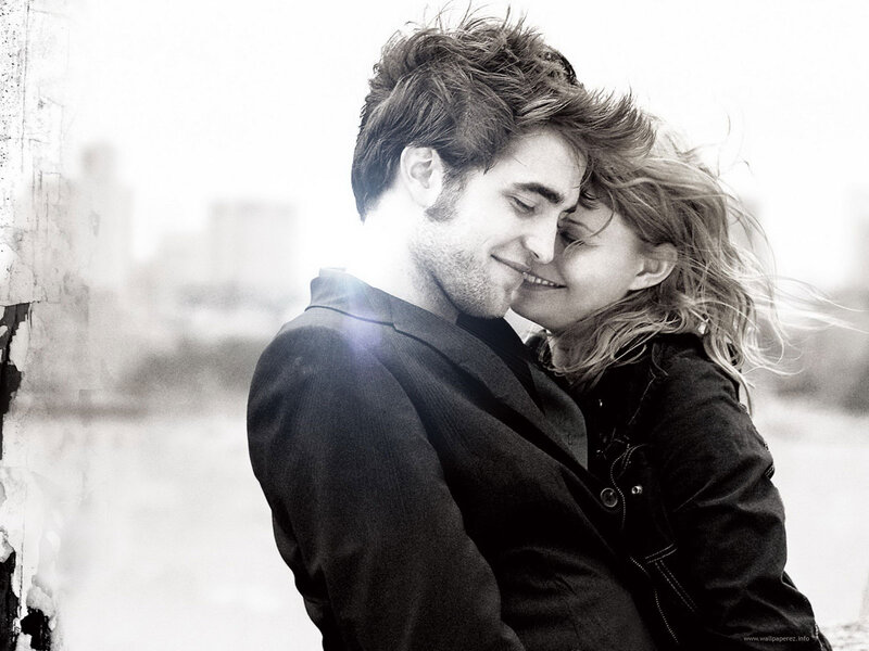 Man and Woman Embracing — Black, Intimate, Photograph, Couple, Jackets