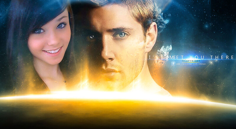 Man and Woman Faces — Blue