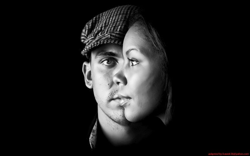 Man and Woman Faces