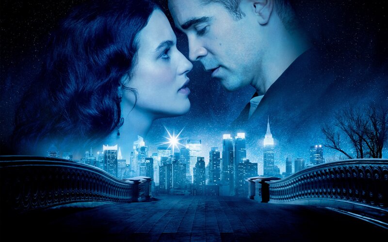 Man and Woman Facing — Blue, Dramatic