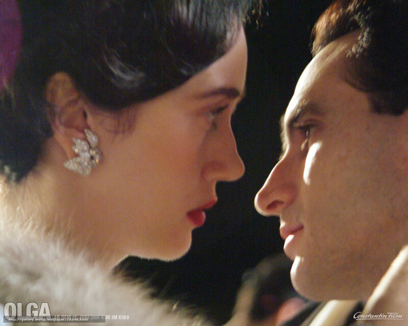 Man and Woman Facing Each Other — Black, Intimate, Photograph, Earring