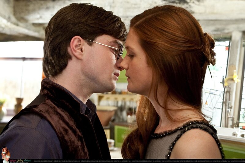 Man and Woman Facing Each Other — Brown, Intimate, Photograph, Glasses