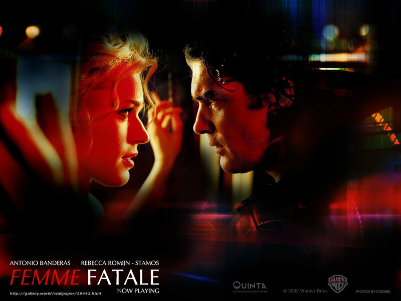 Man and Woman Facing Each Other — Red, Dramatic, Night