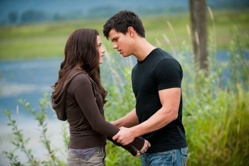 Man and Woman Holding Hands — Green, Dramatic, Afternoon