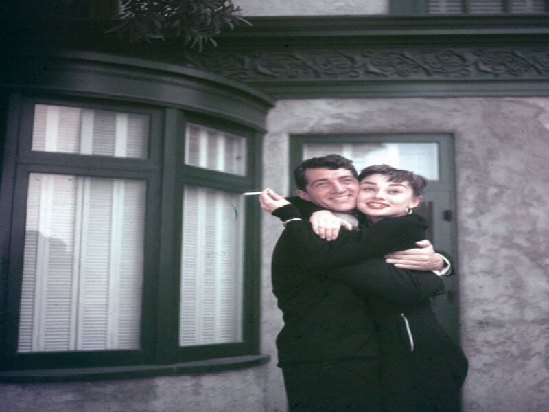 Man and Woman Hugging — Black, Happy
