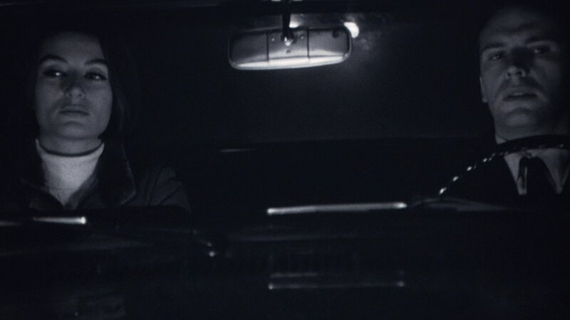 Man and woman in a car