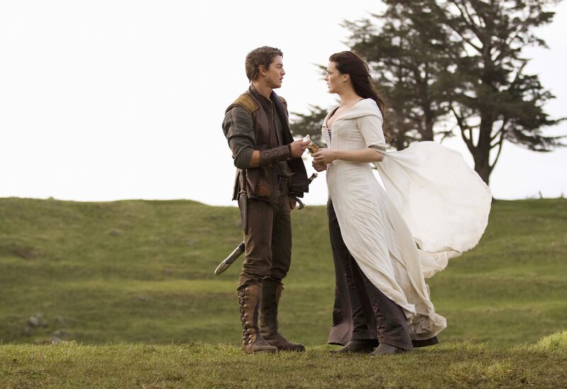 Man and woman in a field