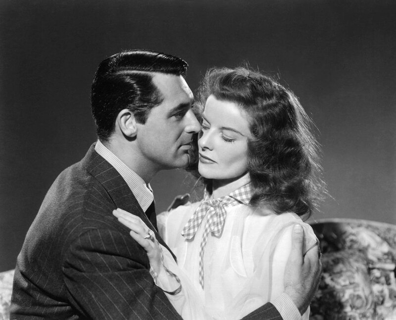 Man and woman in a romantic embrace