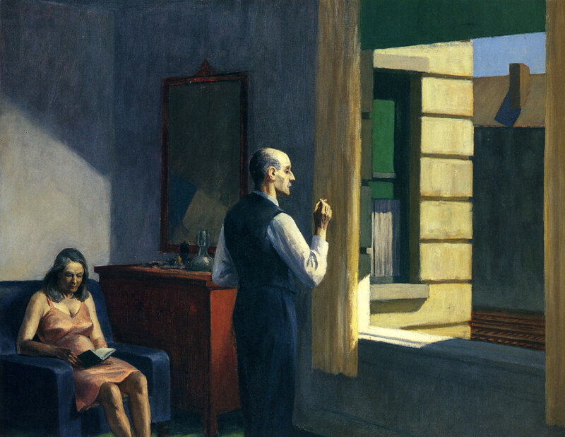 Man and woman in a room