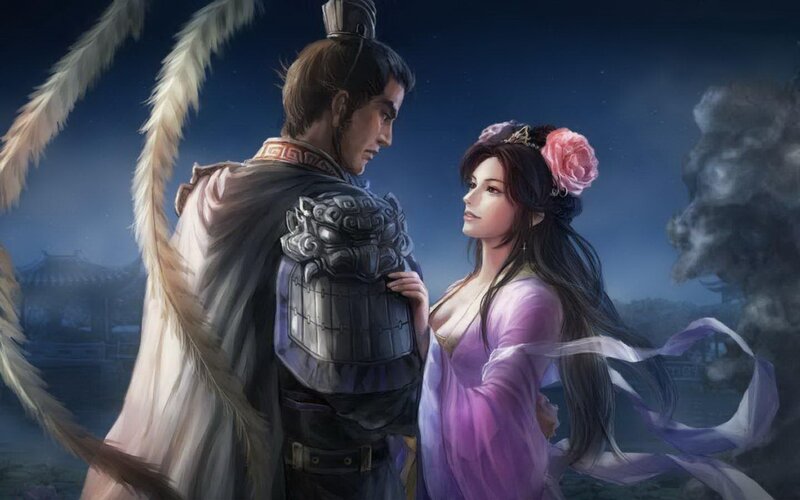 Man and Woman in Armor — Purple