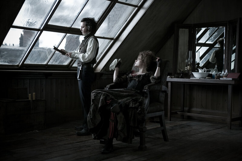 Man and woman in attic room