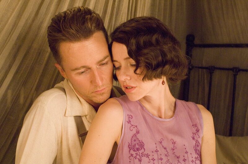 Man and Woman in Bed — Purple