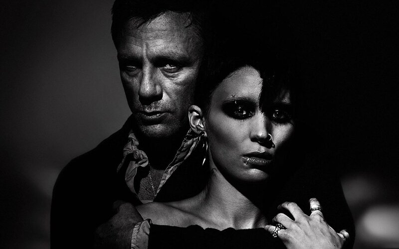 Man and Woman in Black — Dramatic, Night