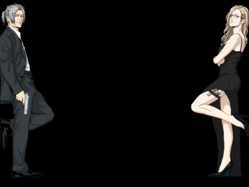 Man and Woman in Black